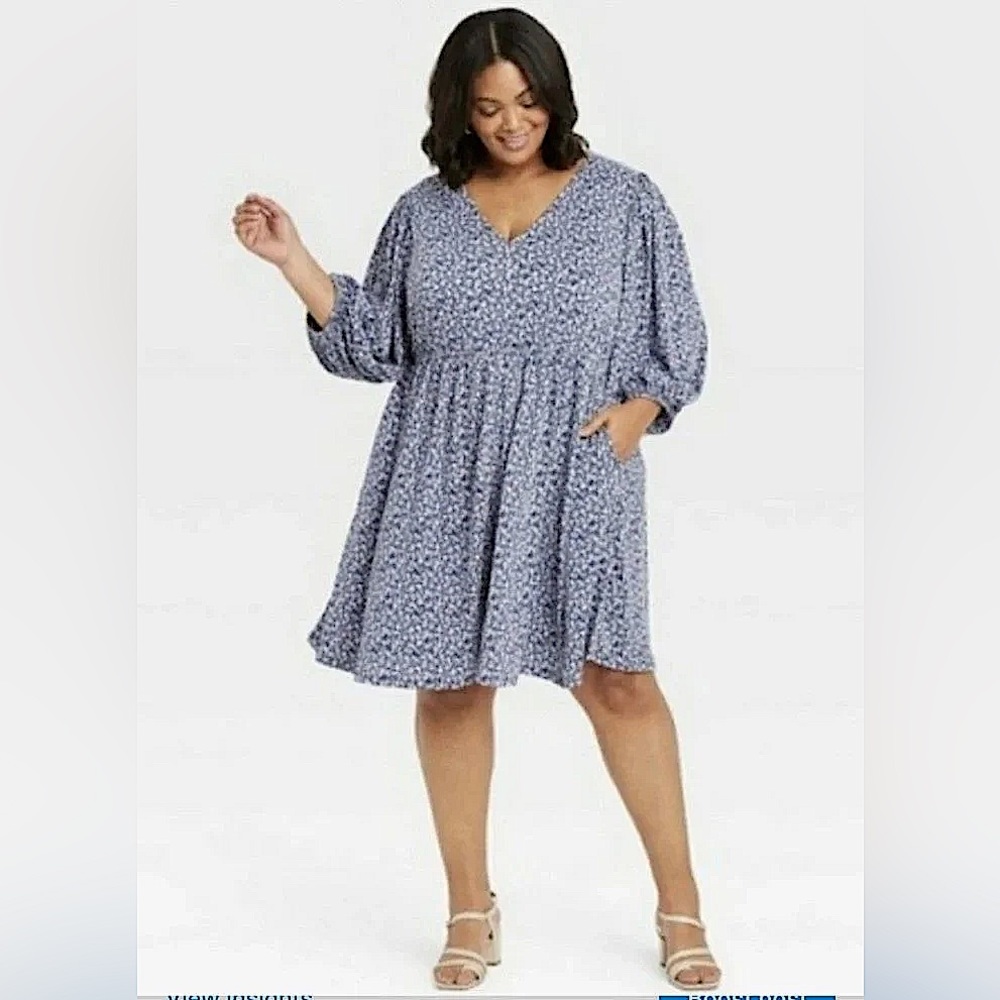 Ava & Viv Floaty Floral Dress